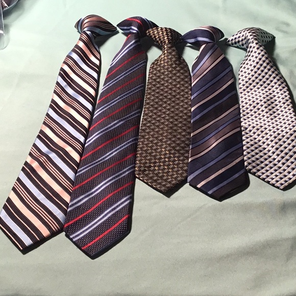 SALE. 5 Children’s clip on ties. - Picture 1 of 3